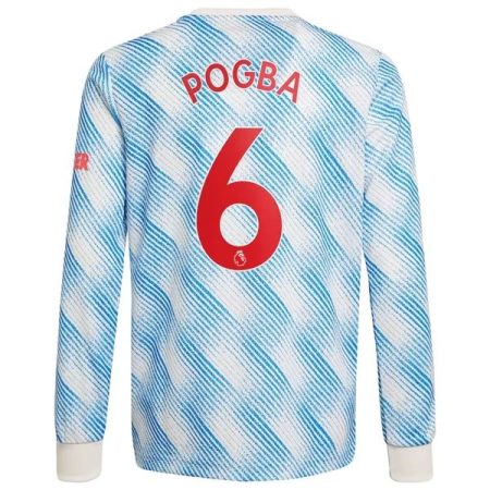 Camisolas de Futebol Manchester United Paul Pogba 6 Alternativa 2021 2022 – Manga Comprida